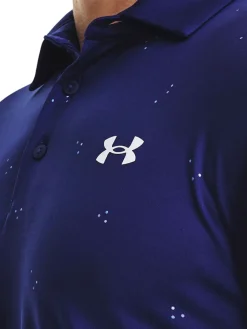 Under Armour Playoff 3.0 Printed Polo - Sonar Blue/Blue Foam