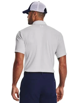 Under Armour Playoff 3.0 Stripe Polo - White/Halo Grey