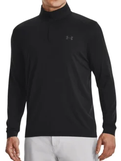 Under Armour Playoff 1/4 Zip - Black/Jet Grey