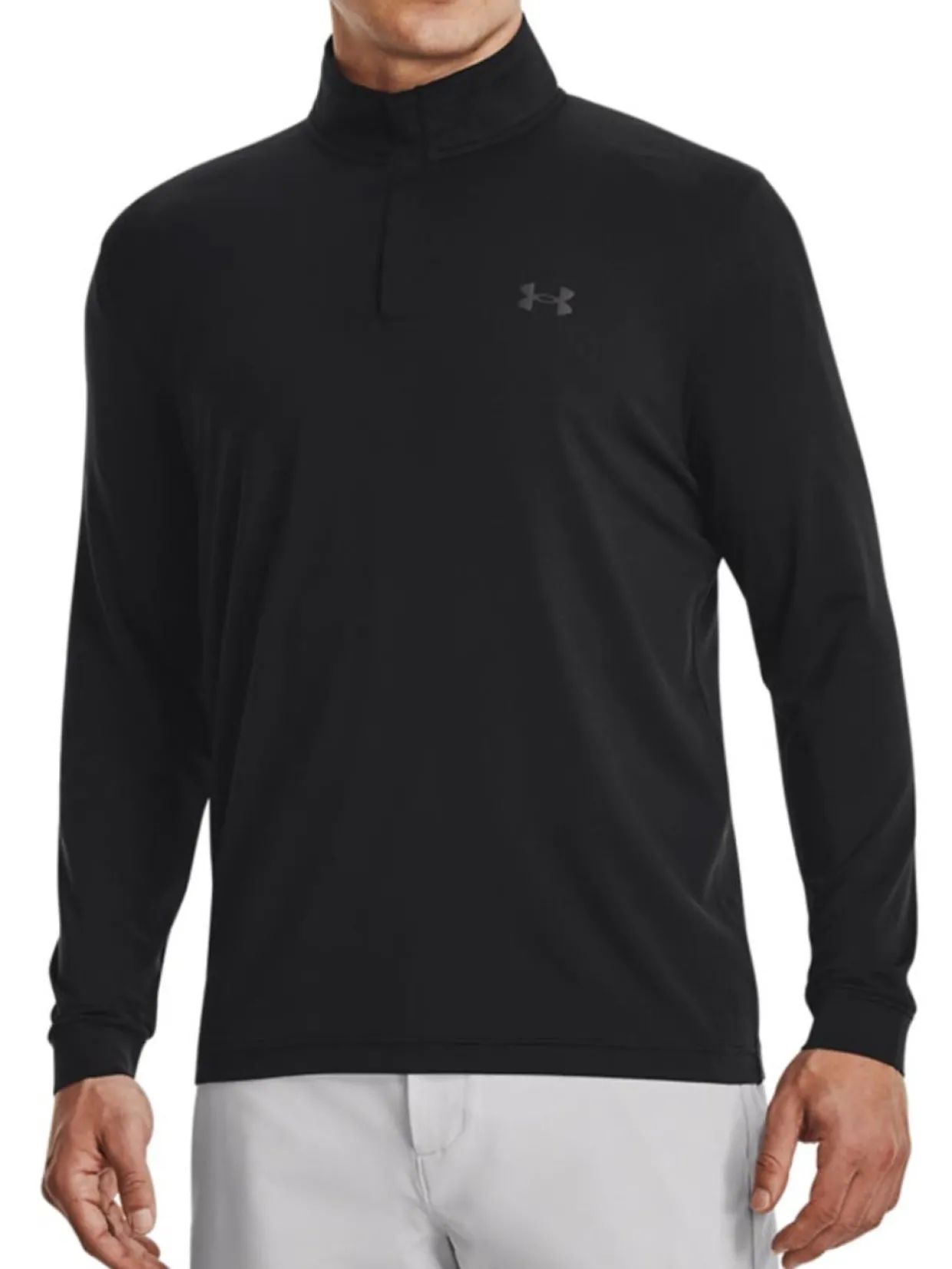 Under Armour Playoff 1/4 Zip - Black/Jet Grey