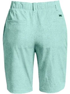 Under Armour Women'S Links Printed Shorts - Sea Mist/Neptune/Metallic Silver