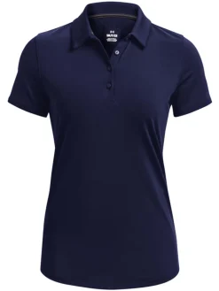 Under Armour Women'S Playoff Polo - Midnight Navy/Jet Grey