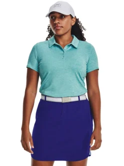 Under Armour Women'S Playoff Polo - Blue Foam/White