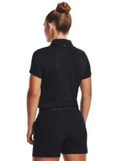 Under Armour Women'S Playoff Polo - Black/Jet Grey