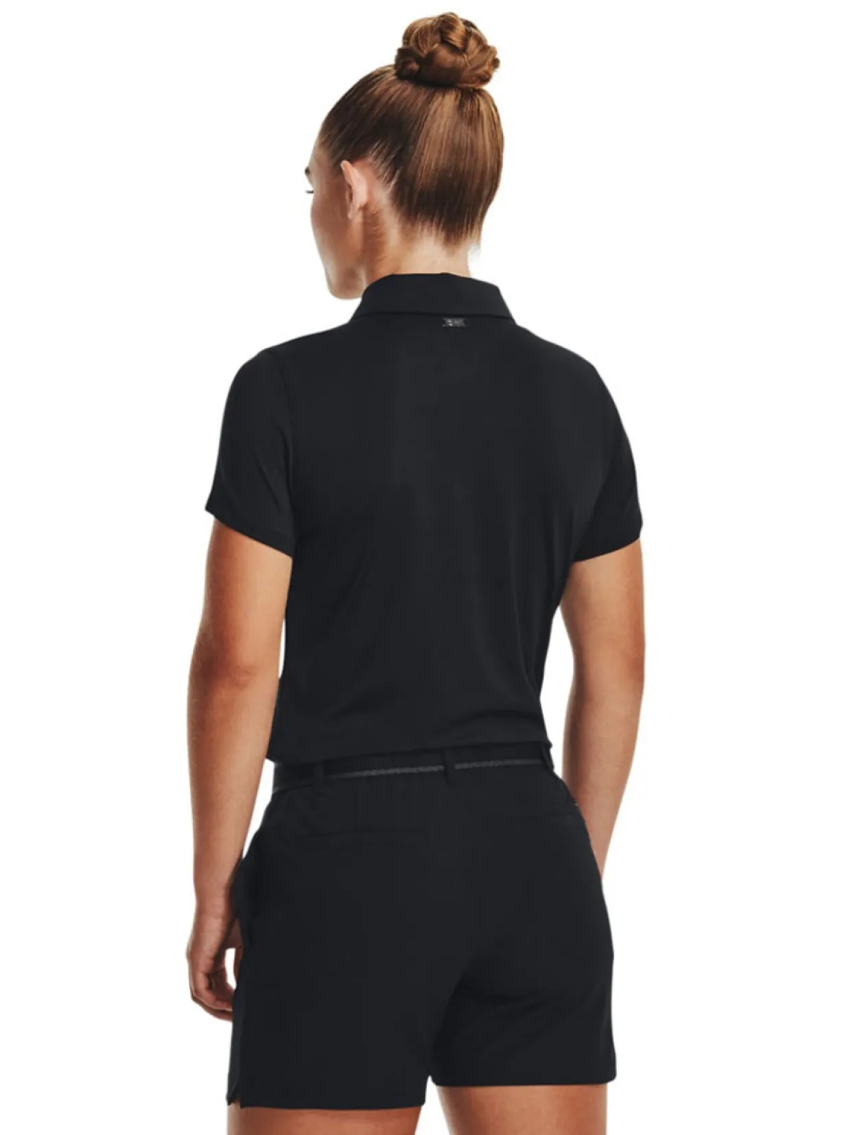 Under Armour Women'S Playoff Polo - Black/Jet Grey