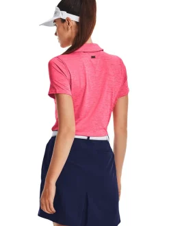 Under Armour Women'S Playoff Polo - Perfection/Pink Shock