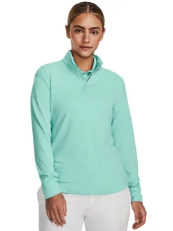 Under Armour Women'S Playoff 1/4 Zip - Turquoise
