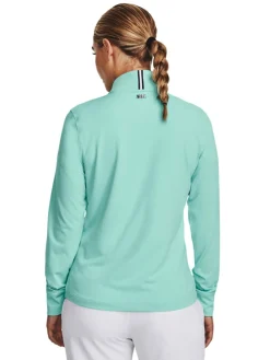 Under Armour Women'S Playoff 1/4 Zip - Turquoise