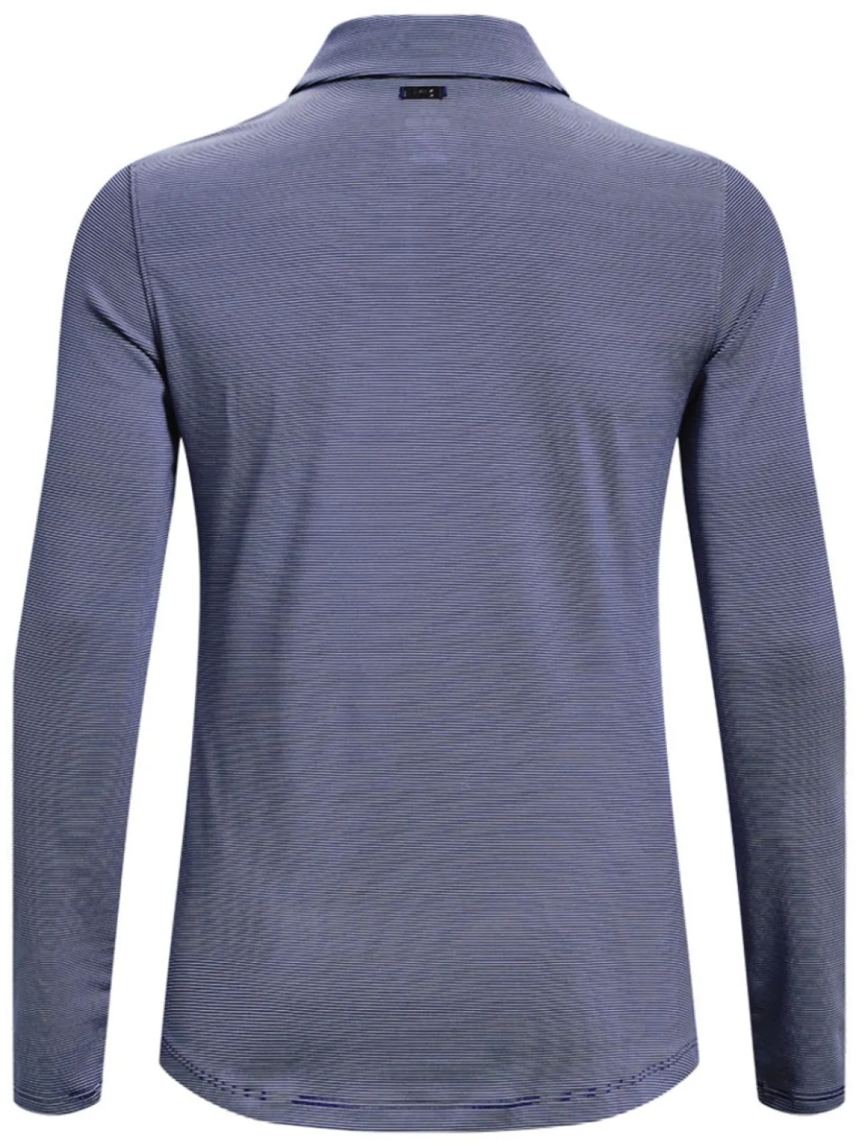 Under Armour Women'S Zinger Microstripe Ls Polo - Bauhaus Blue/White